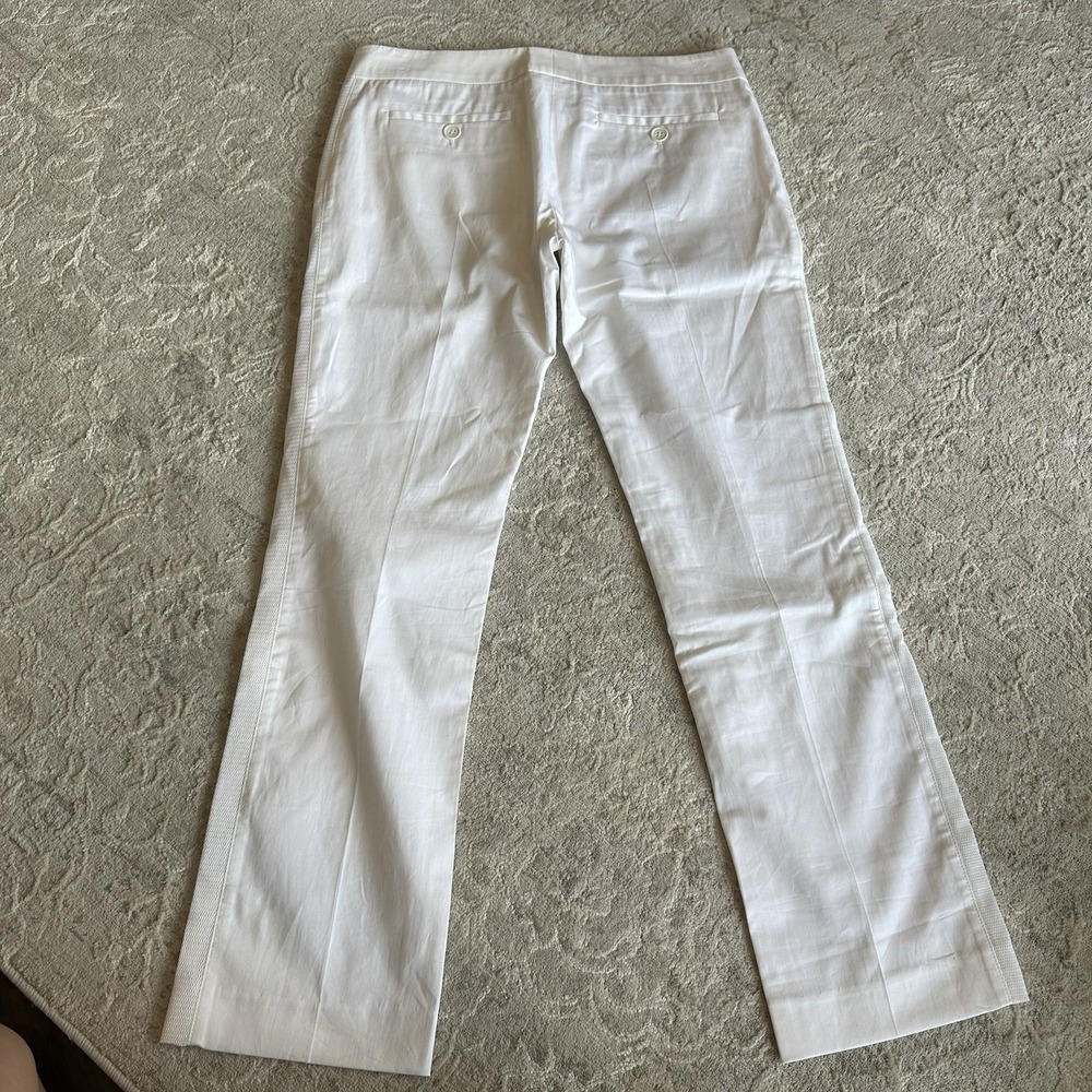 Burberry London White Pants‎ Woman's Size 6 - Picture 7 of 12
